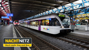 Nachtnetz: Mehr Zug und Bus