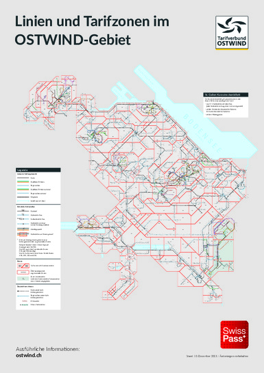 OSTWIND Route network map