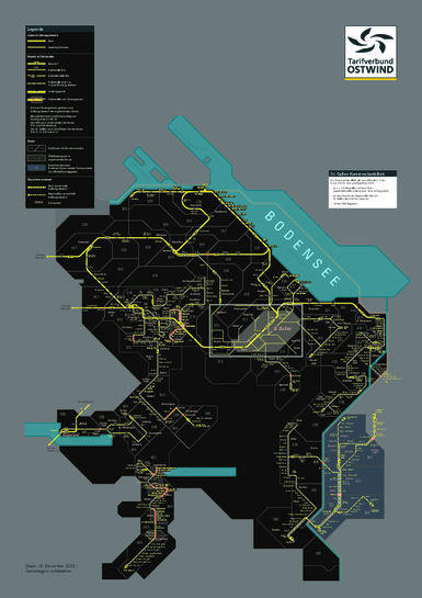 Nighttime network map